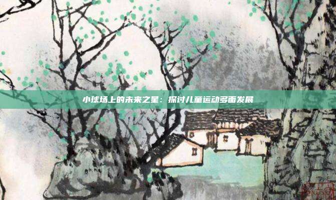 小球场上的未来之星：探讨儿童运动多面发展