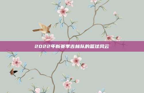 2022年新赛季吉林队的篮球风云