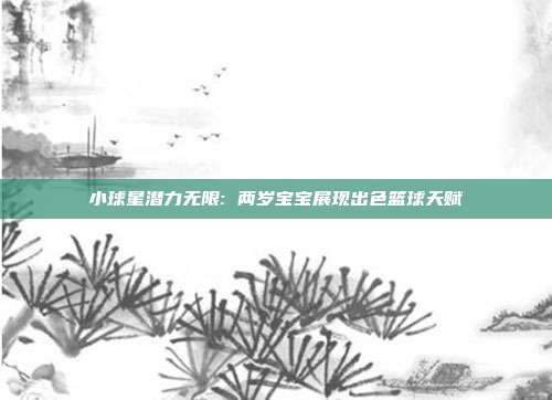 小球星潜力无限: 两岁宝宝展现出色篮球天赋