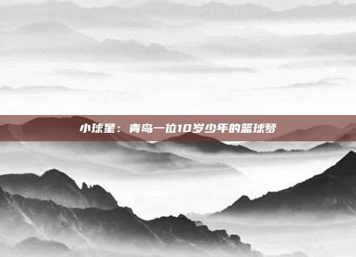 小球星：青岛一位10岁少年的篮球梦