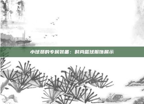 小球员的专属装备：时尚篮球服饰展示