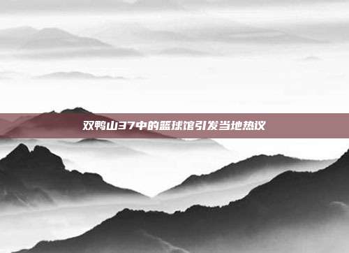 双鸭山37中的篮球馆引发当地热议