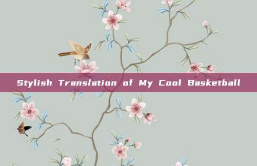 Stylish Translation of My Cool Basketball