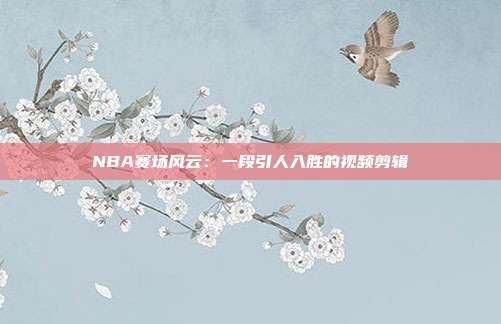 NBA赛场风云：一段引人入胜的视频剪辑