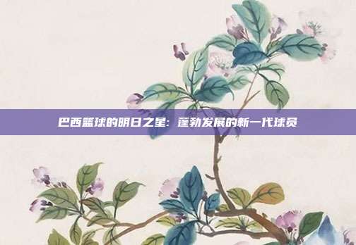 巴西篮球的明日之星: 蓬勃发展的新一代球员