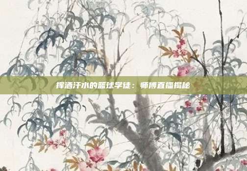 挥洒汗水的篮球学徒：师傅直播揭秘