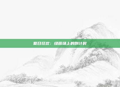 夏日狂欢：绿茵场上的倒计时