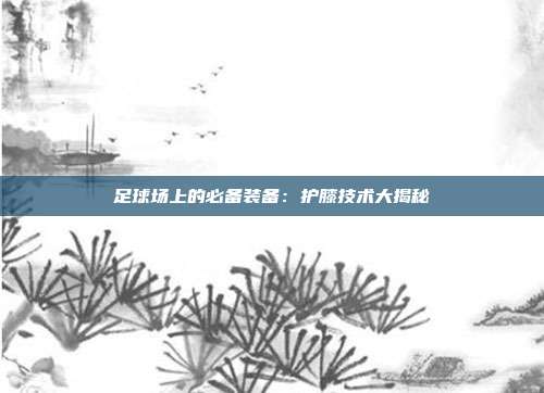 足球场上的必备装备：护膝技术大揭秘