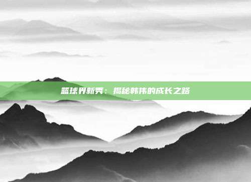 篮球界新秀：揭秘韩伟的成长之路