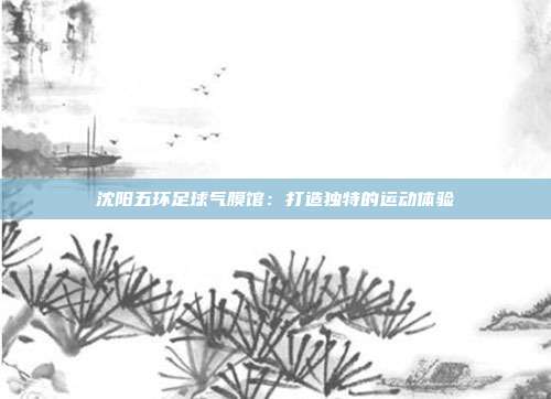 沈阳五环足球气膜馆：打造独特的运动体验