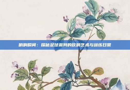 哨响瞬间：探秘足球裁判的吹哨艺术与训练日常