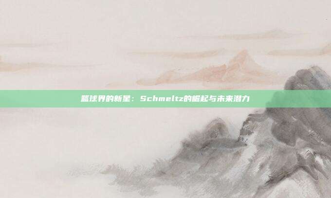 篮球界的新星：Schmeltz的崛起与未来潜力