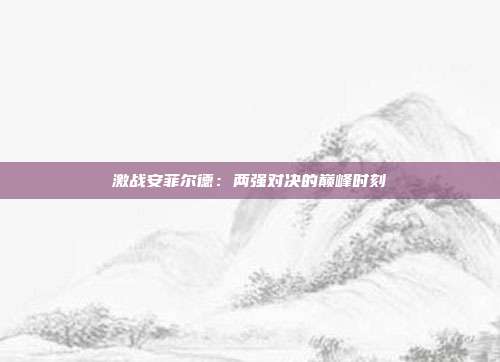 激战安菲尔德：两强对决的巅峰时刻