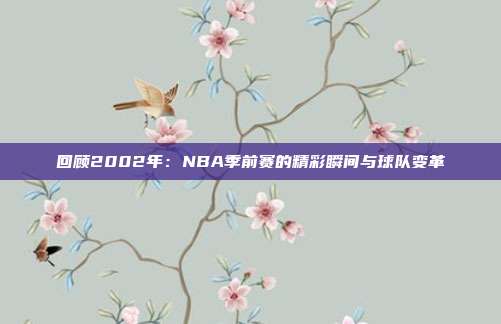 回顾2002年：NBA季前赛的精彩瞬间与球队变革