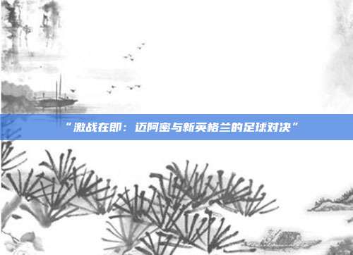 “激战在即：迈阿密与新英格兰的足球对决”