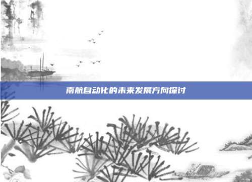 南航自动化的未来发展方向探讨